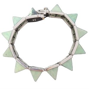NWT RARE RETIRED new pyramid bracelet - amazonite Eddie Borgo
